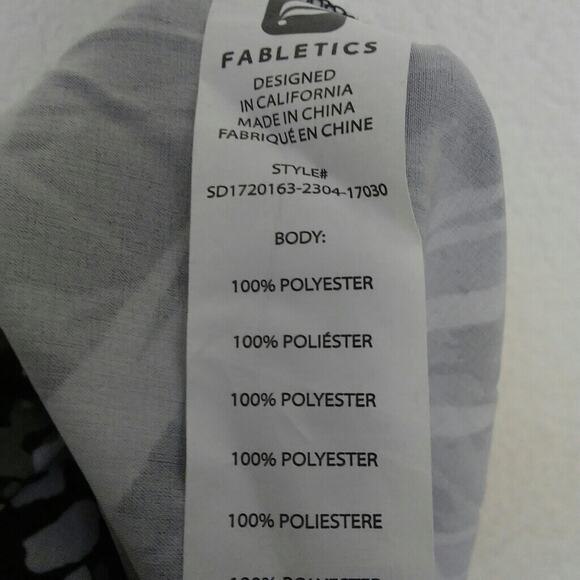 NWT FABLETICS Clarissa Wrap Skirt II Above Knee  Black White Size Small - Picture 7 of 8